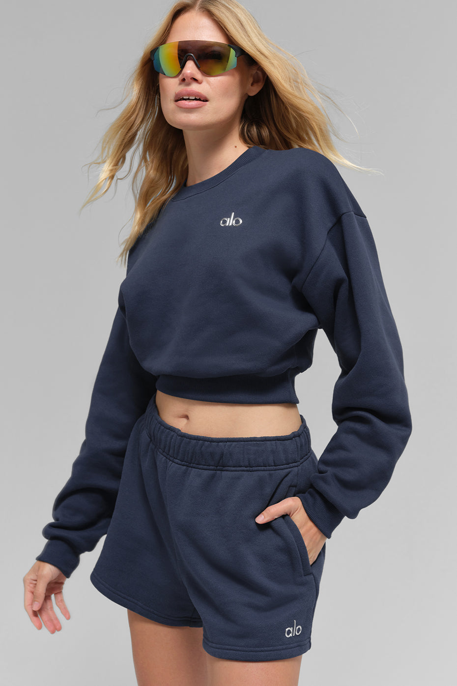Accolade Best Seller Cropped Crew Neck Sweater