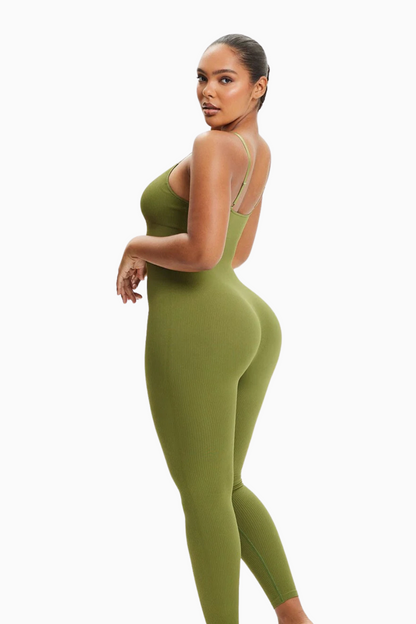 SEAMLESS DIAZ green jumpsuits