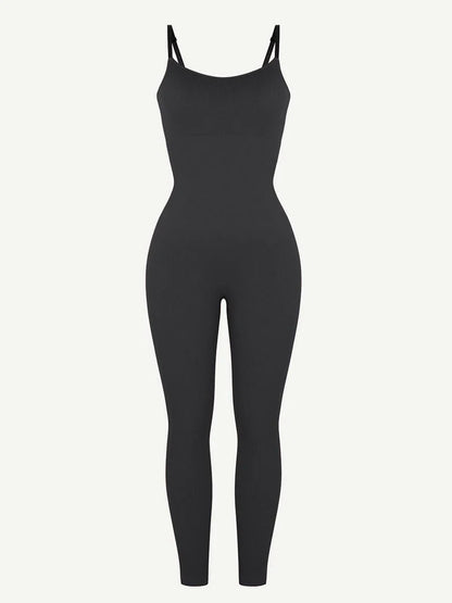 SEAMLESS DIAZ jumpsuit Black/Brown