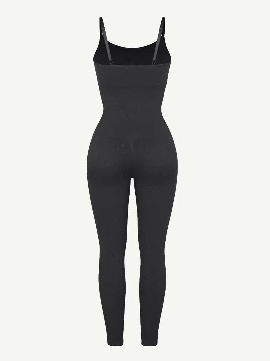 SEAMLESS DIAZ jumpsuit Black/Brown