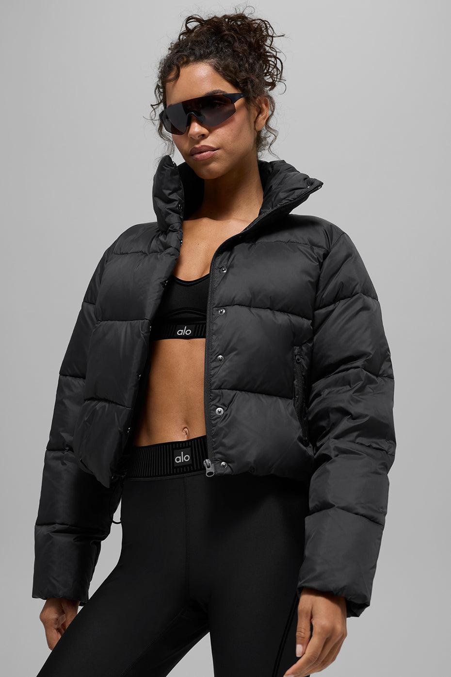 Gold Rush Puffer - Black